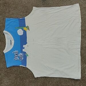 VTG 90S LOCALS ONLY NO DOGS ALLOWED PEANUTS SNOOPY TANK TOP MENS XXL